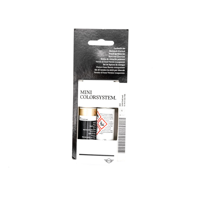 Touch-up paint stick 859 Solid Gold Metallic MINI