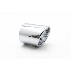 Chrome silencer tip cover for BMW E60 F01 F02