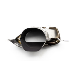 Right-hand silencer tip cover, black, BMW G20 G21 340i 340iX