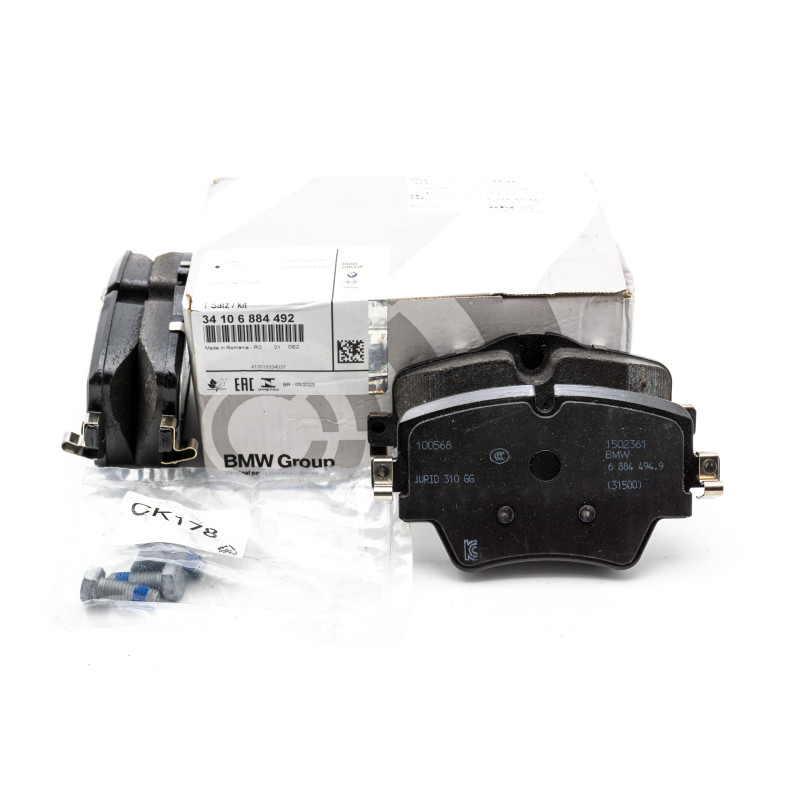 Klocki hamulcowe przód BMW X3 G01 X4 G02 G30 G31 34106884492 Klocki hamulcowe przód BMW X3 G01 X4 G02 G30 G31 34106884492