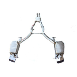 BMW F10 F11 M550dX centre and rear exhaust silencer