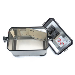 Right aluminium side case BMW F800GS
