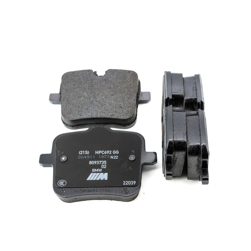 Klocki hamulcowe tył BMW M3 G80 M4 G82 M5 F90 M8 F91 F92 34208093737 Klocki hamulcowe tył BMW M3 G80 M4 G82 M5 F90 M8 F91 F92 34208093737