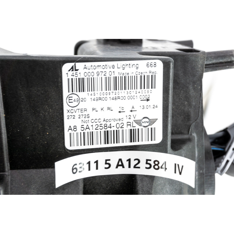 Reflektor lampa LED AHL prawa MINI F60 lift  63115A12584