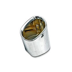 Chrome BMW E83 silencer tip cover