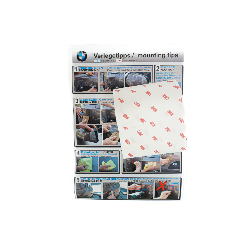 Transparent protective film for load edge BMW F11