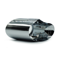 Chrome-plated silencer tip cover, right, BMW E71