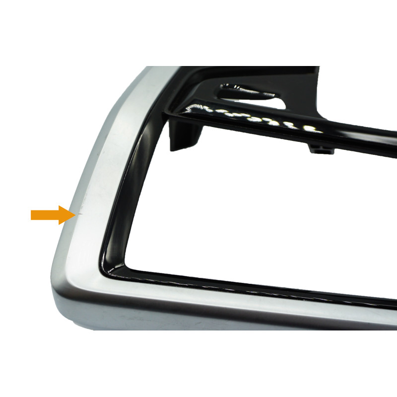 Aluminium-Armaturenbrettblende mit Mesh-Effekt, links, BMW G05 G06