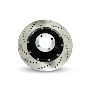 Black right-hand brake disc for BMW R65, R80 and R100