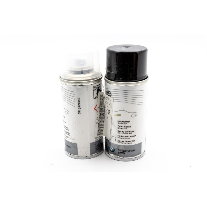 Zestaw lakierniczy w sprayu czarny uniwersalny BMW R850R GS R1100R S R1200C RS Zestaw lakierniczy w sprayu czarny uniwersalny BMW R850R GS R1100R S R1200C RS