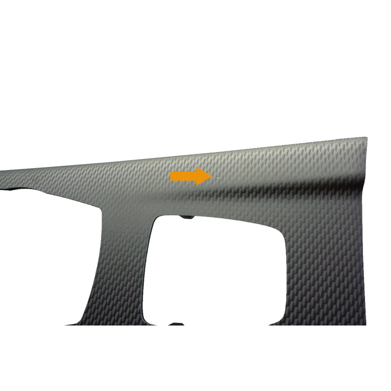Decorative centre console trim, aluminium, BMW F33 Decorative centre console trim, aluminium, BMW F33
