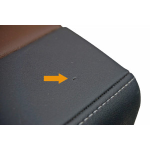 Left rear door trim, grey leather, BMW E60 E61 lift