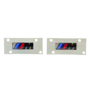 M badge on the side, gloss black – BMW F40, G01, G02, G29