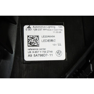 Reflektor lampa lewa przednia shadow line BMW G60 G61 G90