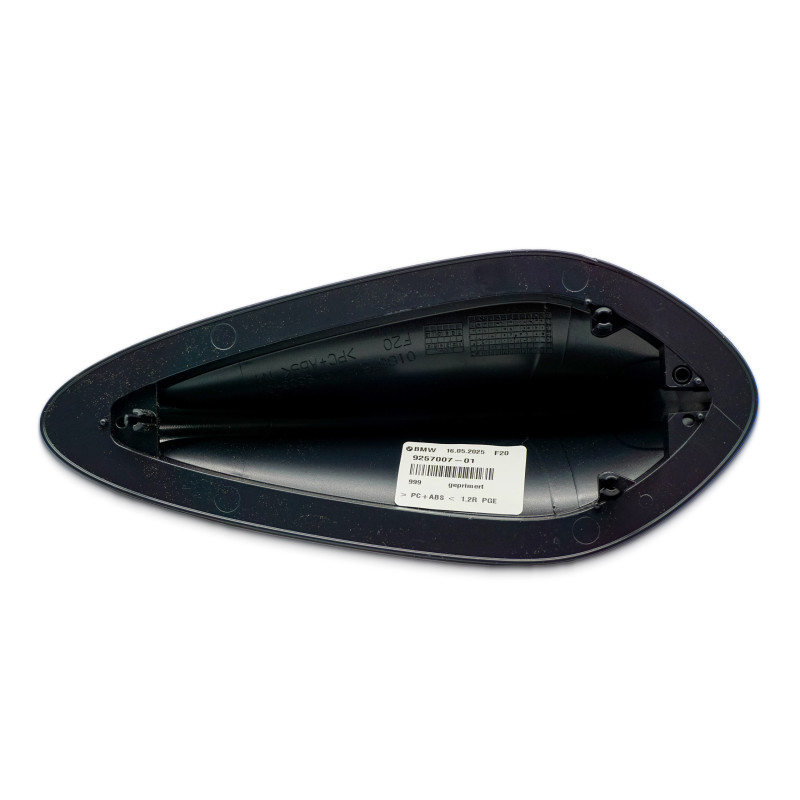 Primed hollow roof antenna housing for BMW F15, F16, F20, F21, F26, F31 and F34 Primed hollow roof antenna housing for BMW F15, F16, F20, F21, F26, F31 and F34
