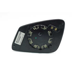 Heated convex right-hand-side wing mirror glass for BMW E60, E61, F01, F04 and E63