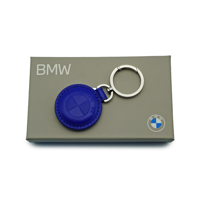 Brelok do kluczy ze skóry BLUE BMW Brelok do kluczy ze skóry BLUE BMW