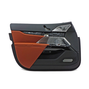 T&uuml;rverkleidung links hinten Leder grau BMW E60 E61 Liftback