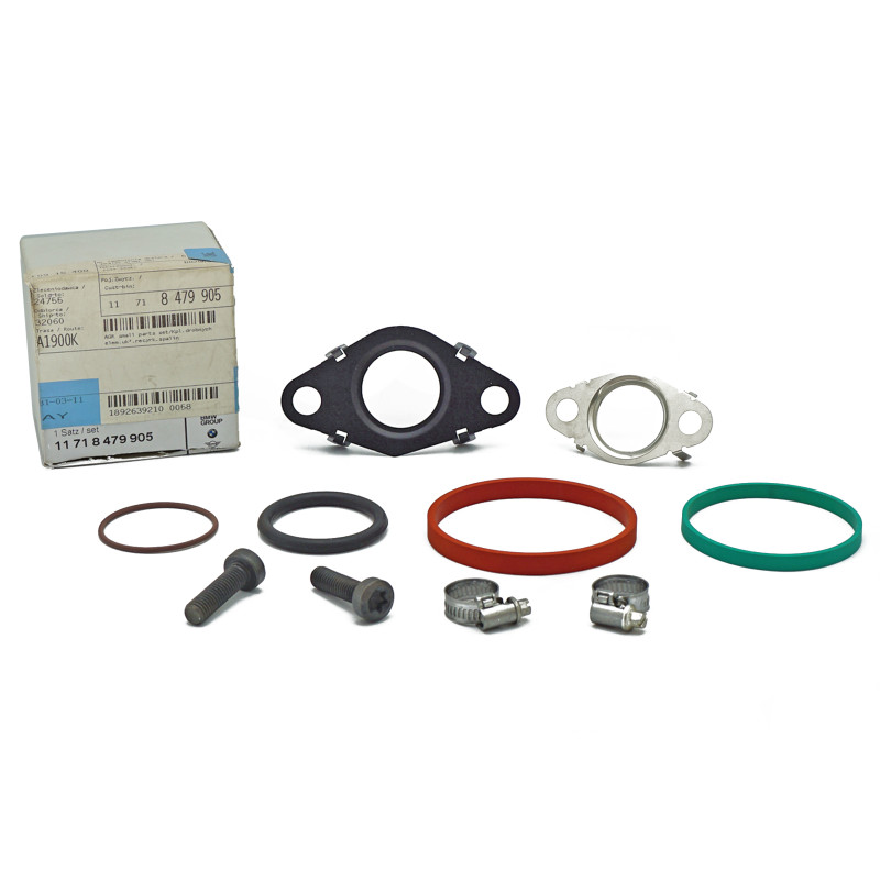 A set of small components for the BMW exhaust gas recirculation system