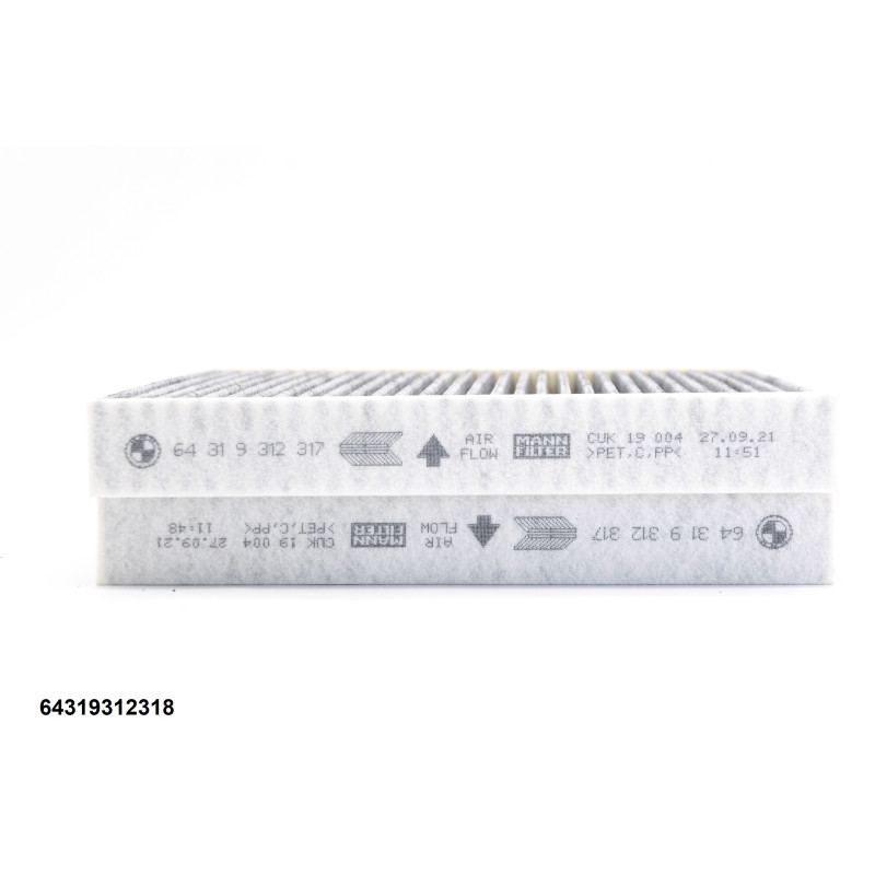 BMW F25 F26 cabin microfilter kit
