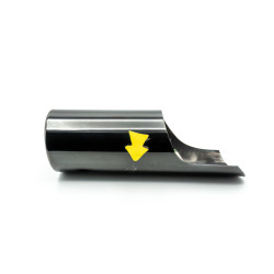 Endrohrblende schwarz verchromt BMW E90 E91