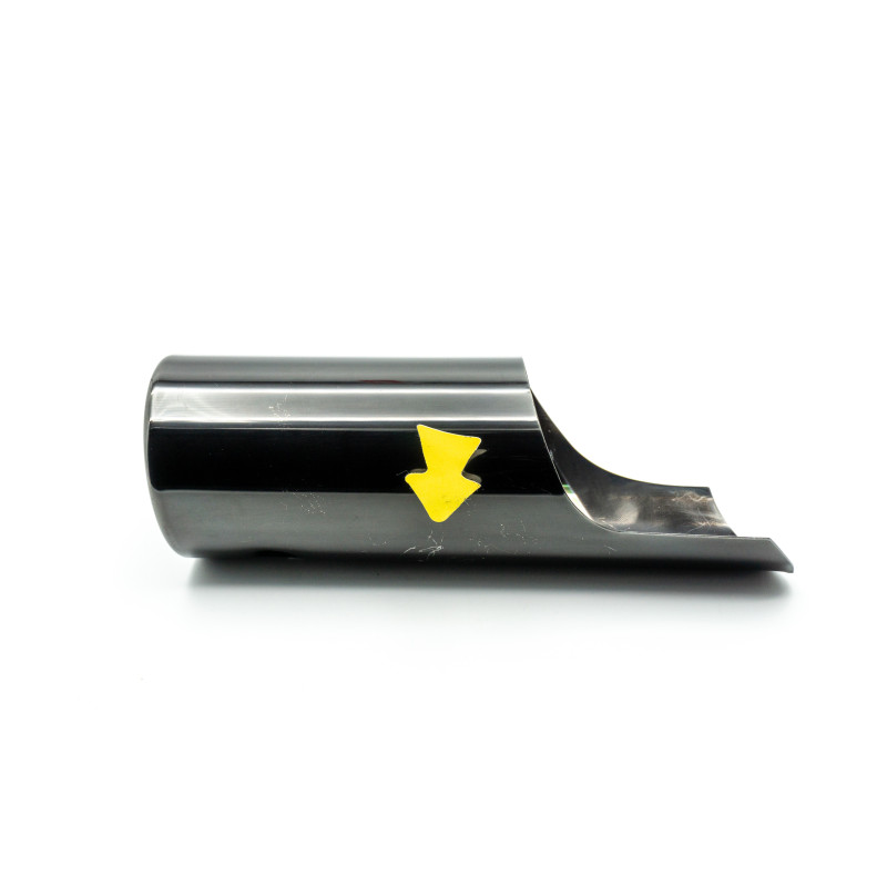 Black chrome pipe end cover BMW E90 E91