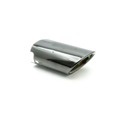 Black chrome pipe end cover BMW E84