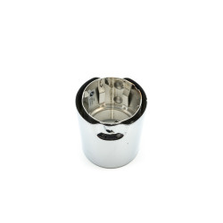 Osłona końcówki rury, chrom...